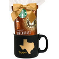 Texas Map Mug with Coffee